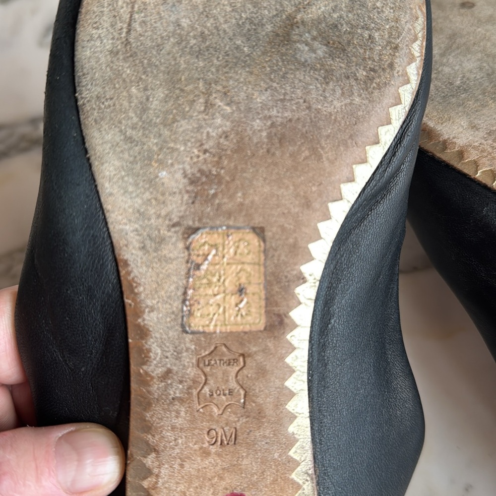 Tory Burch Chelsea Cap-Toe Leather Ballet Flat Women’s size 9 - Picture 15 of 16